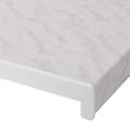 vidaXL Parapetné dosky Mramorový text 160 x 45 x 4,5 cm PVC