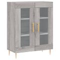 vidaXL Vysoká skrinka sivý dub sonoma 69,5x34x180 cm spracované drevo