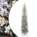 vidaXL Umelý vianočný stromček Zelená 240 cm PVC, oceľ a plast