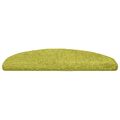 vidaXL Samolepiace schodové rohože 15 ks 80 x 24,5 x 3,5 cm Zelená