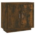 vidaXL Komoda dymový dub 80x40x75 cm spracované drevo
