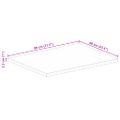 vidaXL Stolová doska 80x60x2,5 cm obdĺžnik masívne recyklované drevo