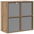 vidaXL Servírovacia skriňa Remeselný dub 59,5 x 27 x 57 cm