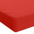 vidaXL Vankúš na lavičku SOEST 100% polyester Červená 60 x 40 x 8 cm