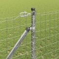 vidaXL Záhradný európsky plot s hrotmi 10 x 1,4 m Pozinkovaná oceľ