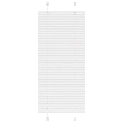 vidaXL plisovaná roleta biela 65x150 cm šírka látky 64,4 cm