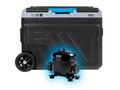 Chladiaci box TEESA TSA6005 50 l, 12V/24V/230V/batéria, kolesá, kompresor, mrazenie, Bluetooth