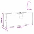 vidaXL Vonkajší úložný batoh 125 x 32 x 50 cm 210D Oxford tkanina