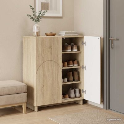 vidaXL Skrinka na topánky 73 x 38 x 87,5 cm Kompozitné drevo