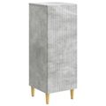 vidaXL Servírovacia skriňa Betónovo sivá 33 x 34,5 x 90 cm