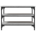 vidaXL Lavička na topánky sivá sonoma 70x38,5x49 cm kompozitné drevo