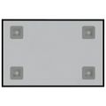 vidaXL Nástenná magnetická tabuľa čierna 40x30 cm tvrdené sklo