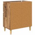 vidaXL Servírovacia skriňa Staré drevo 60 x 35 x 70 cm