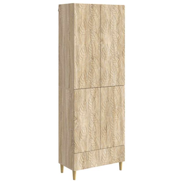 vidaXL Sada skríň 2 pcs Dub sonoma Kompozitné drevo