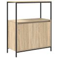 vidaXL Kúpeľňová skrinka s policami dub sonoma 76,5x35x95 cm