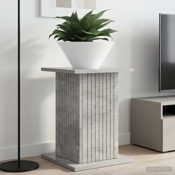 vidaXL Stojan na rastliny 2 pcs Betónovo sivá 30,5 x 30 x 43 cm