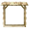 vidaXL Pergola so strechami 4 ks 100x90x100 cm impregnované borovicové drevo
