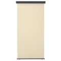 vidaXL Bočná markíza na balkón 125x250 cm, krémová