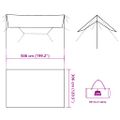 vidaXL Kempingová plachta maskáčová 506x306 cm vodotesná