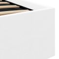 vidaXL Hydraulický posteľný rám+úložný priestor, LED, 100x200 cm