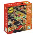 Skladacia puzzle dráha na hranie Mesto