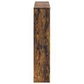 vidaXL Rám krbu Dymový dub 93 x 20 x 89 cm Kompozitné drevo