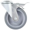 vidaXL Otočné kolieska s otvorom na skrutku 16 ks, 100 mm