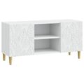 vidaXL TV skrinka 102 x 34,5 x 50 cm Biela Kompozitné drevo