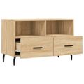 vidaXL TV skrinka dub sonoma 80x36x50 cm spracované drevo