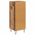 vidaXL Servírovacia skriňa Staré drevo 34,5 x 34 x 90 cm