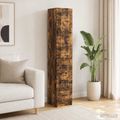 vidaXL Sada skríň 2 ks 33 x 34,5 x 87 cm Kompozitné drevo Dymový dub