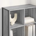vidaXL Knižnica 99.5 x 30 x 108.5 cm Kompozitné drevo Sivý Sonoma
