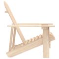 vidaXL Záhradná stolička Adirondack jedľový masív