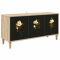 vidaXL TV skrinka BREMEN 102 x 33 x 50 cm Sonoma Kompozitné drevo