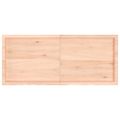 vidaXL Stolová doska 140x60x(2-4) cm neošetrený dubový masív