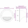 vidaXL Kryty vzduchových ventilátorov 8 ks Strieborná 150 mm