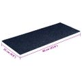 vidaXL Schodové rohože, samolepiace, 15 ks, 60x25 cm, námornícke, obdĺžnikové