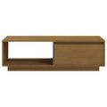vidaXL Konferenčný stolík medovo-hnedý 110x50x33,5 cm borovicový masív