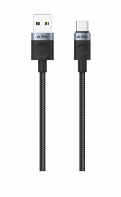 Kábel iPEAX 90010103 USB/USB-C 1 m čierny