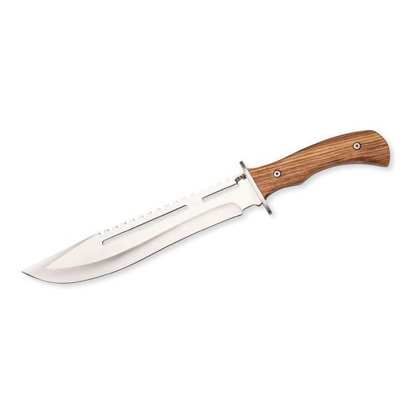 Herbertz 55007 veľký opaskový nôž, 26cm, drevo Zebrano