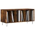 vidaXL Skrinka na platne dymový dub 100x38x48 cm kompozitné drevo