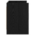 vidaXL TV skrinka 102 x 33 x 47 cm Čierny dub Kompozitné drevo
