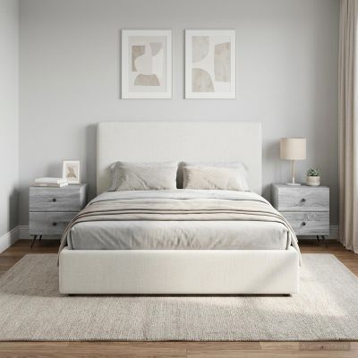 vidaXL Nočný stolík 2 ks Sivá sonoma 43 x 34,5 x 47,5 cm