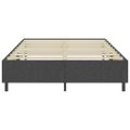 vidaXL Rám na boxspring posteľ, sivý, látka 180x200 cm