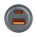 Autoadaptér KRUGER & MATZ KM0872, 1x USB-C, 1x Qualcomm 3A