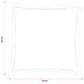 vidaXL Poťah na podložku 2 ks HOUTEN Čierna 50 x 50 cm Flanel