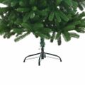 vidaXL Vianočný stromček s 300 LED-i so stojanom Zelená 210 cm PE