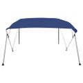 vidaXL Strieška Bimini so 4 oblúkmi, modrá 243x210x137 cm