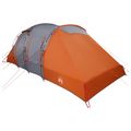 vidaXL Okamžitý stan 524 x 232 x 192 cm Šedá a oranžová