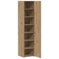 vidaXL Highboard Remeselný dub 40 x 42,5 x 185 cm